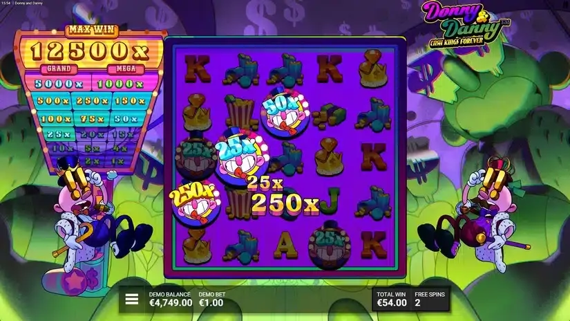 Donny And Danny slot screenshot 6