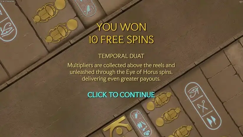 Eternal Nile slot screenshot 5