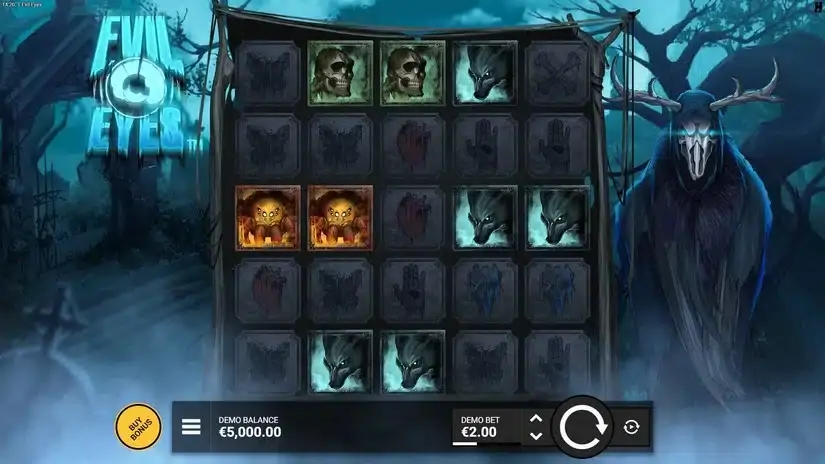 Evil Eyes slot screenshot 