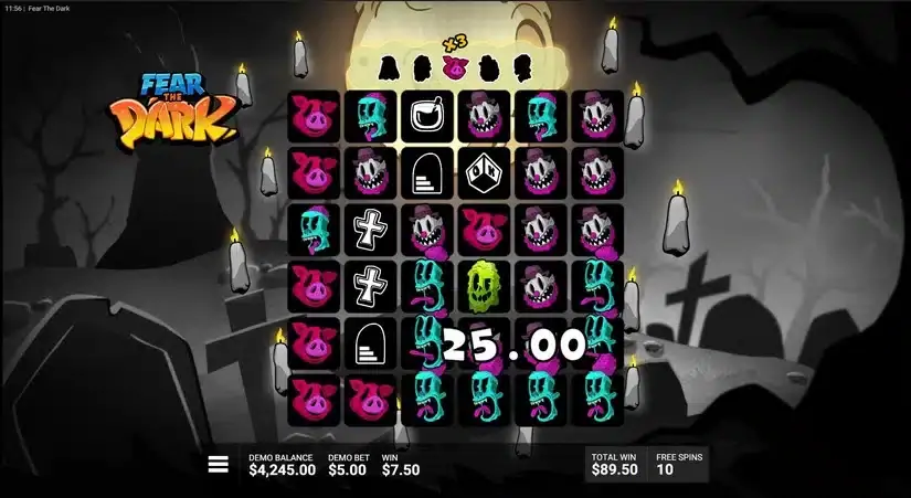 Fear the Dark slot screenshot 4