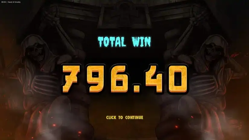 Hand of Anubis slot screenshot 8