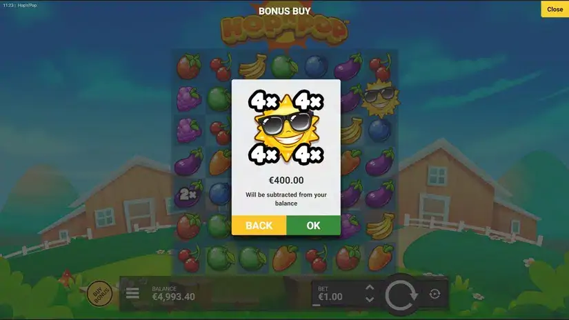 Hop N Pop slot screenshot 2