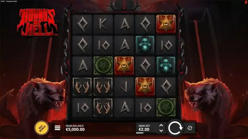 Hounds of Hell slot screenshot 