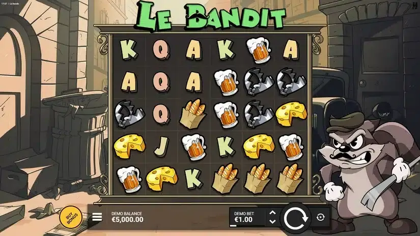 Le Bandit slot screenshot 