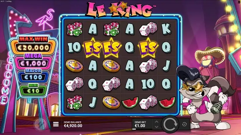 Le King slot screenshot 2