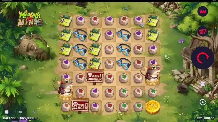 Magawa vs Mines slot screenshot 1