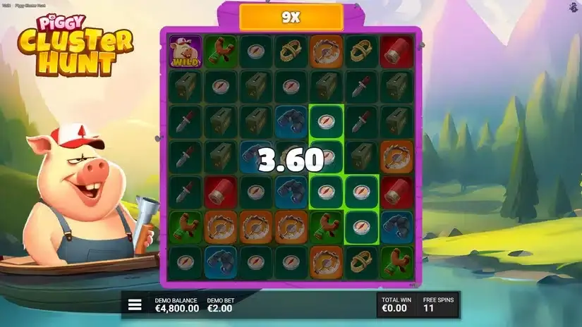 Piggy Cluster Hunt slot screenshot 5