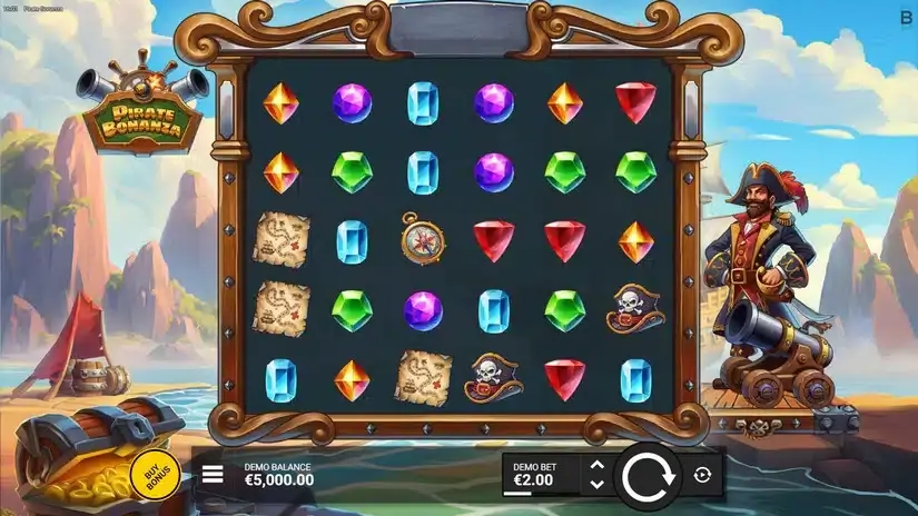 Pirate Bonanza slot screenshot 