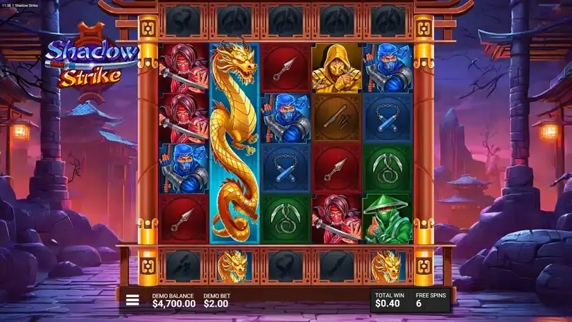 Shadow Strike slot screenshot 4