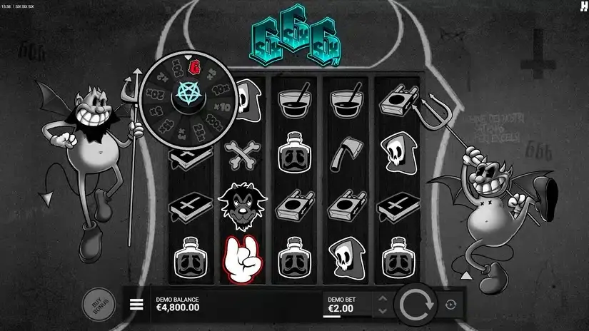 Six Six Six slot screenshot 2