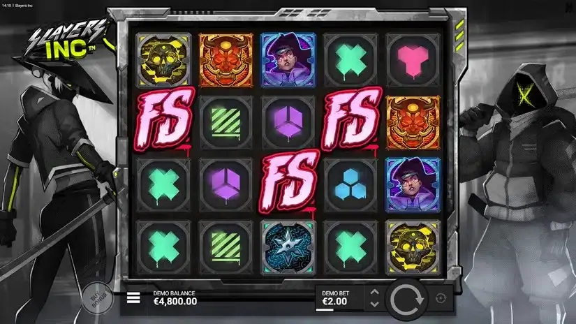 Slayers Inc slot screenshot 2