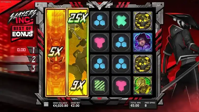 Slayers Inc slot screenshot 