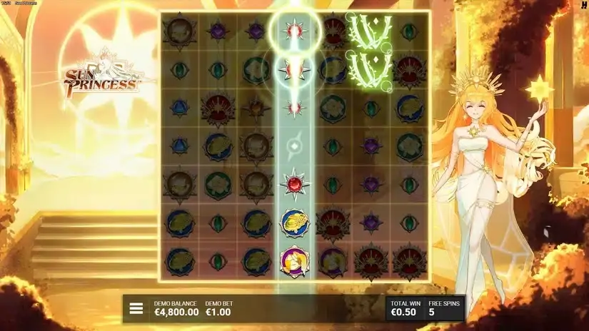 Sun Princess slot screenshot 4