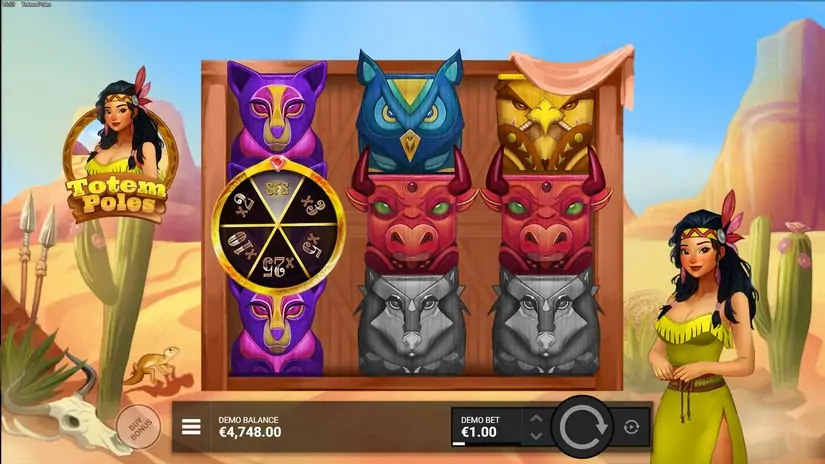 Totem Poles slot screenshot 2