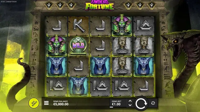 Undead Fortune slot screenshot 