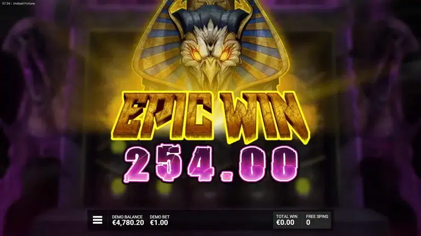 Undead Fortune slot screenshot 