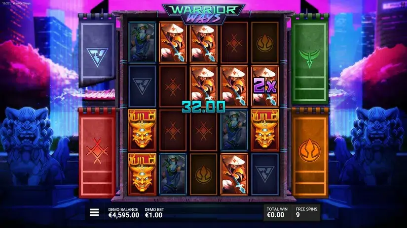 Warrior Ways slot screenshot 6