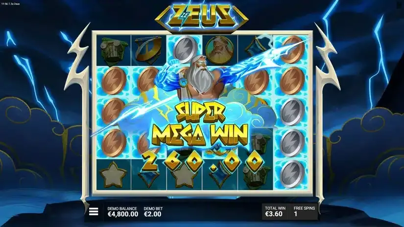 Ze Zeus slot screenshot 4