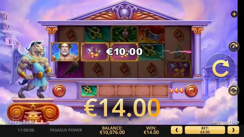 Pegasus Power slot screenshot 4