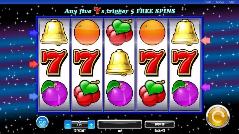 7s Wild slot screenshot 