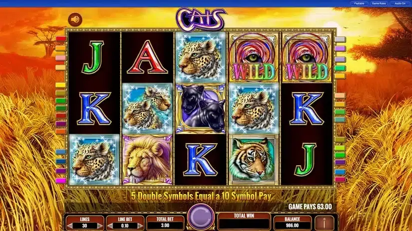 Cats slot screenshot 3