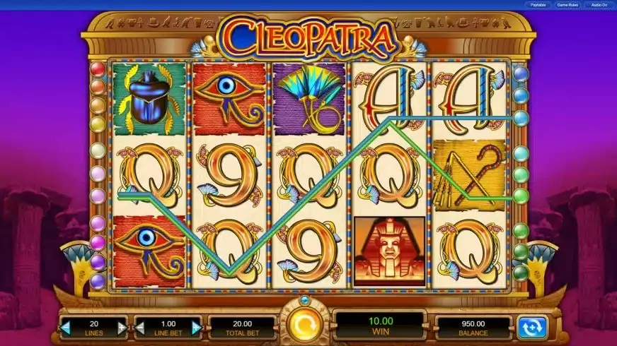 Cleopatra slot screenshot 2