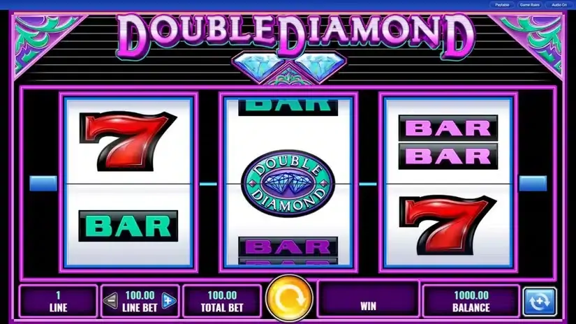 Double Diamond slot screenshot 