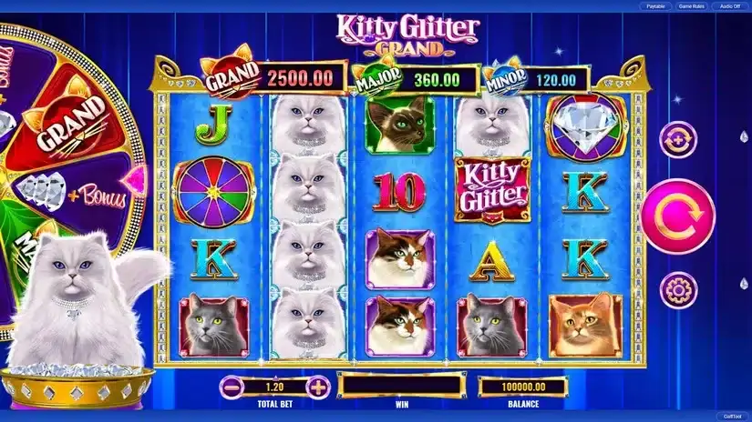 Kitty Glitter Grand slot screenshot 