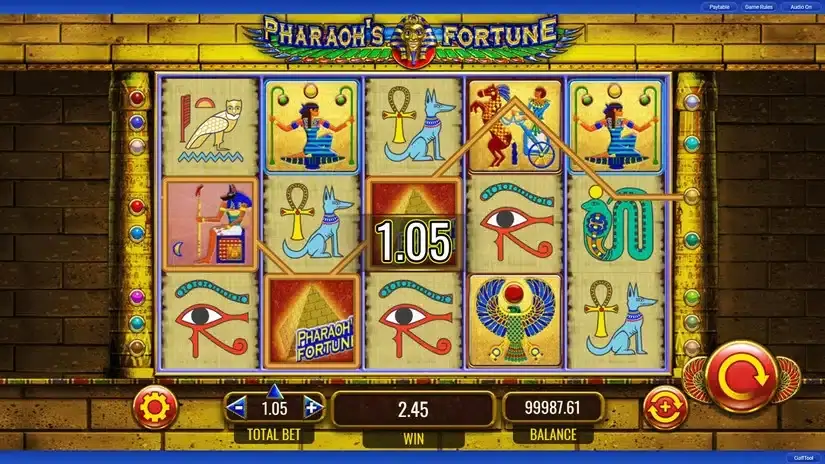 Pharoah’s Fortune slot screenshot 4