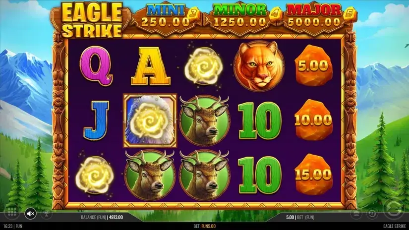 Eagle Strike Hold and Win slot screenshot 2