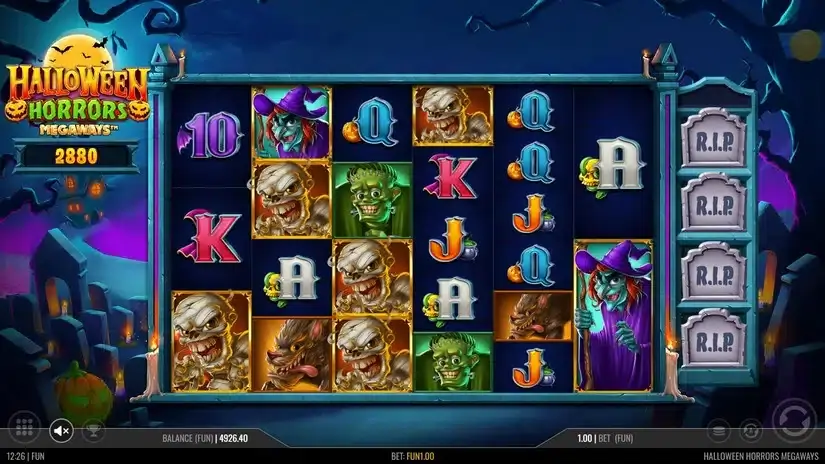 Halloween Horrors Megaways slot screenshot 3