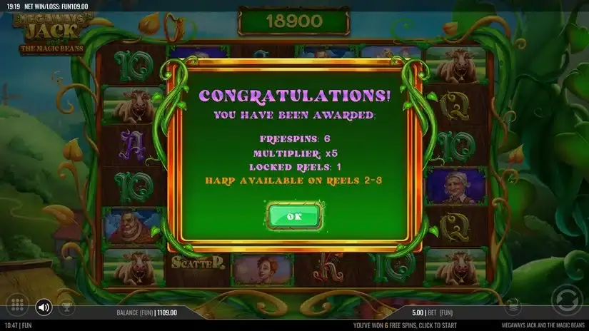Megaways Jack and The Magic Beans slot screenshot 6