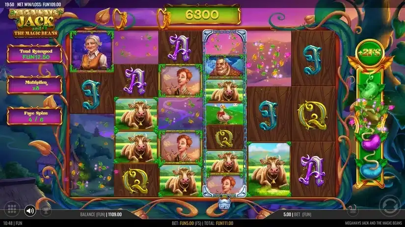 Megaways Jack and The Magic Beans slot screenshot 7