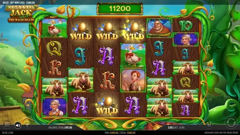 Megaways Jack and The Magic Beans slot screenshot 2