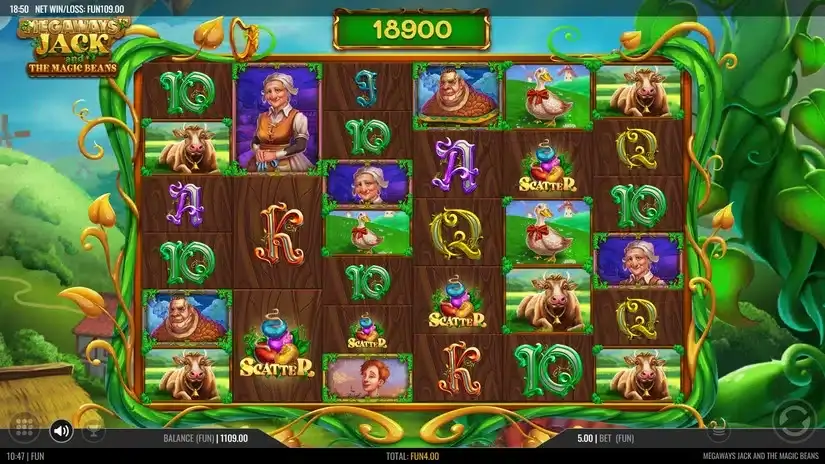Megaways Jack and The Magic Beans slot screenshot 4