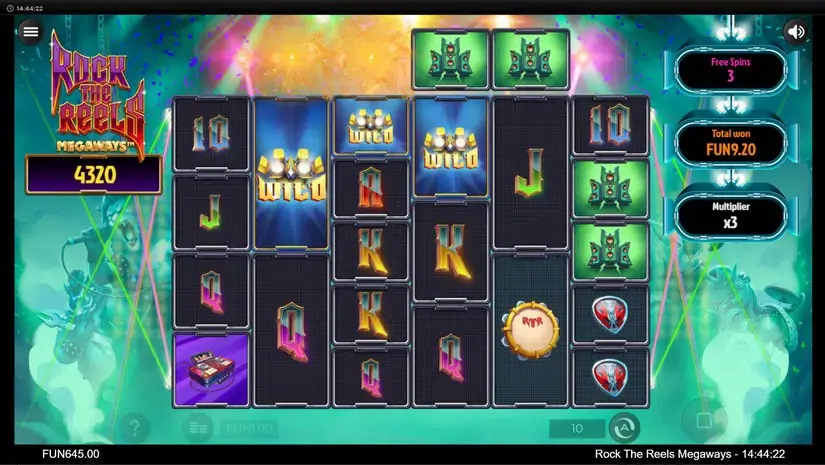 Rock the Reels Megaways slot screenshot 5