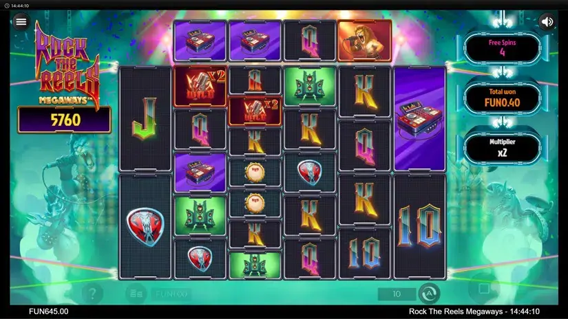 Rock the Reels Megaways slot screenshot 4