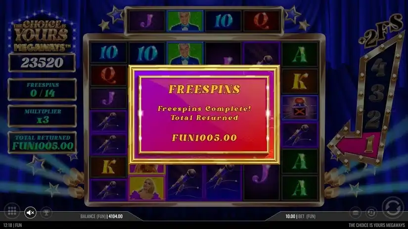 The Choice Is Yours Megaways slot screenshot 4