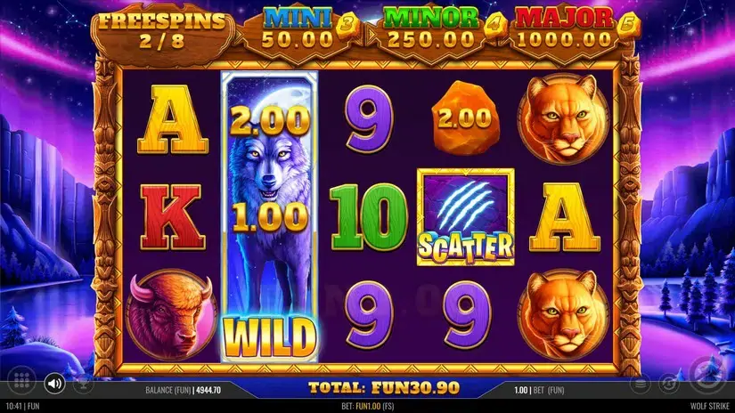 Wolf Strike slot screenshot 6