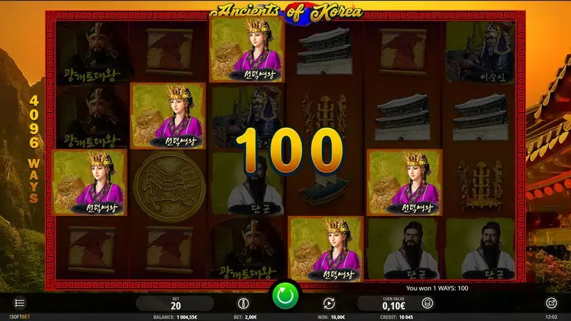 Ancients of Korea slot screenshot 3