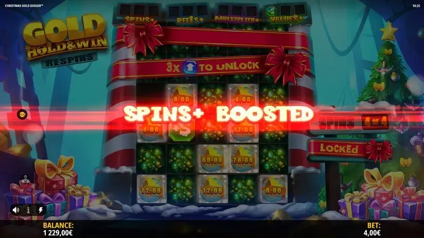 Christmas Gold Digger slot screenshot 7