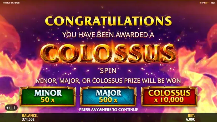 Colossus: Hold & Win slot screenshot 6