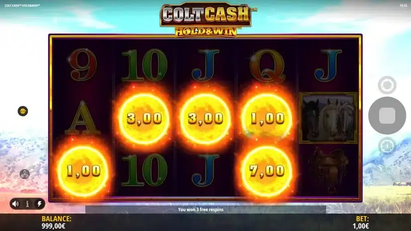 Colt Cash: Hold & Win slot screenshot 2