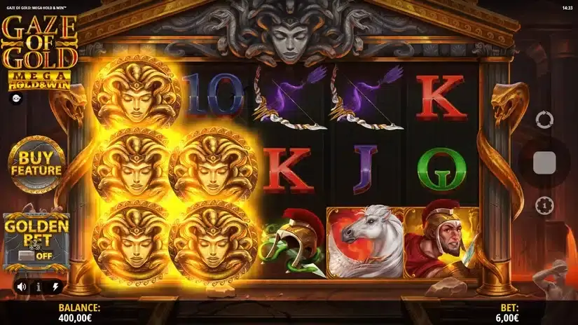 Gaze of Gold Mega Hold & Win slot screenshot 2