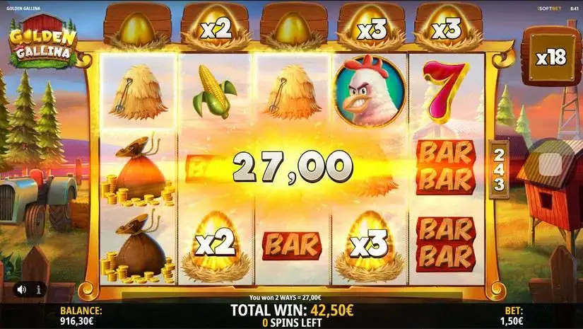 Golden Gallina slot screenshot 7