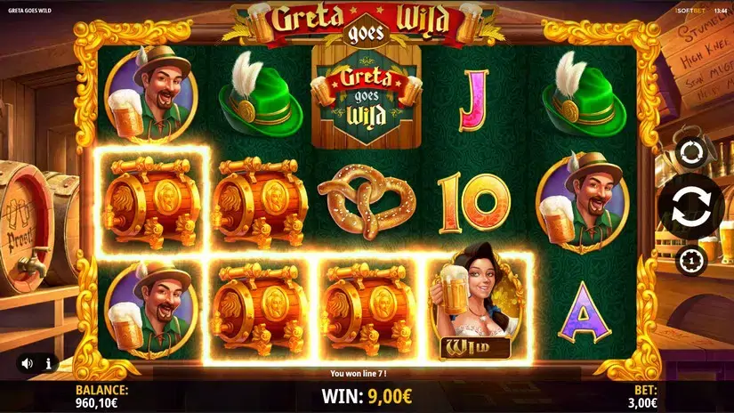 Greta Goes Wild slot screenshot 3