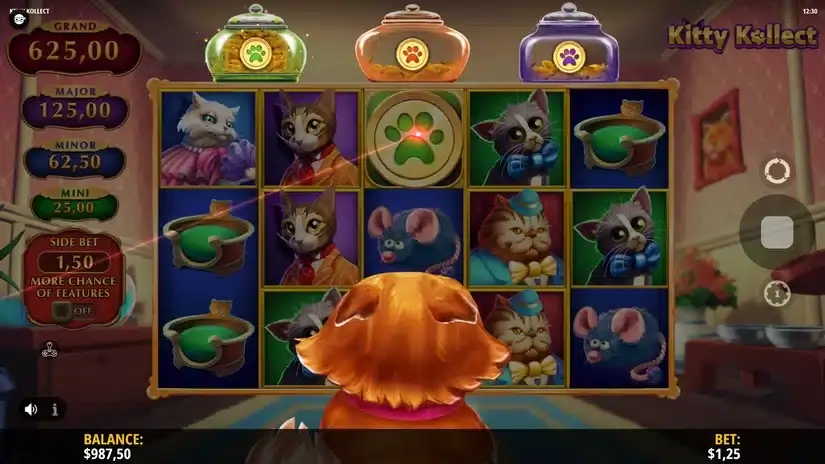 Kitty Kollect slot screenshot 2