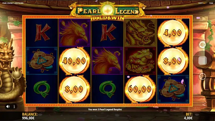 Pearl Legend: Hold&Win slot screenshot 2