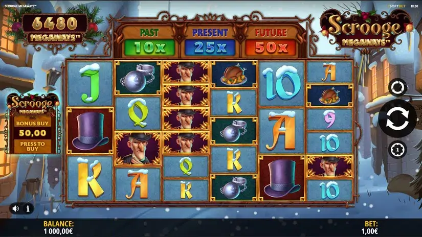 Scrooge Megaways slot screenshot 1
