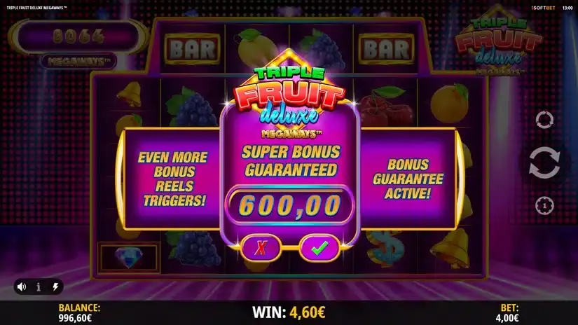 Triple Fruit Deluxe Megaways slot screenshot 3